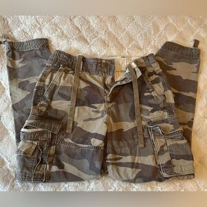 Abercrombie & Fitch Tan Camouflage Shorts